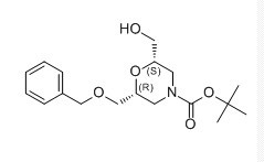 (2R,6S)-tert-butyl 2-((benzyloxy)methyl)-6-(hydroxymethyl)morpholine-4-carboxylate