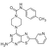4-(5-amino-2-(pyridin-3-yl)thiazolo[5,4-d]pyrimidin-7-yl)-N-(p-tolyl)piperazine-1-carboxamide