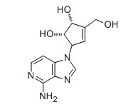 (1S,2R)-5-(4-amino-1H-imidazo[4,5-c]pyridin-1-yl)- 3-(hydroxymethyl)cyclopent-3-ene-1,2-diol 