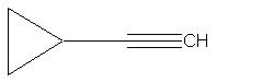 Cyclopropyl acetylene