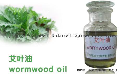 Natural spice oil of natural wormwood Oil,CAS No. 8008-93-3