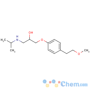 CAS No:37350-58-6;51384-51-1 1-[4-(2-methoxyethyl)phenoxy]-3-(propan-2-ylamino)propan-2-ol