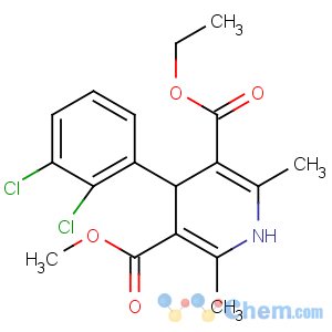 CAS No:72509-76-3;86189-69-7 5-O-ethyl 3-O-methyl<br />4-(2,3-dichlorophenyl)-2,6-dimethyl-1,4-dihydropyridine-3,<br />5-dicarboxylate