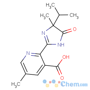 CAS No:104098-48-8;104098-49-9 5-methyl-2-(4-methyl-5-oxo-4-propan-2-yl-1H-imidazol-2-yl)pyridine-3-<br />carboxylic acid