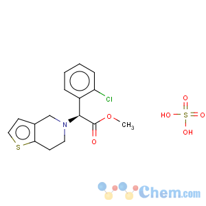 CAS No:135046-48-9;120202-66-6 Clopidogrel hydrogen sulfate