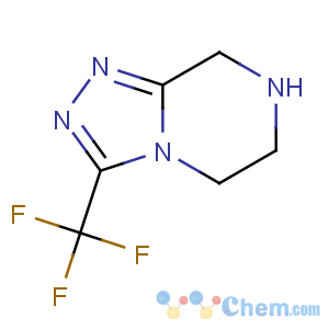 CAS No:486460-21-3;762240-92-6 3-(trifluoromethyl)-5,6,7,8-tetrahydro-[1,2,4]triazolo[4,3-a]pyrazine