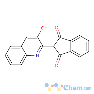 CAS No:7576-65-0;75216-45-4 2-(3-hydroxyquinolin-2-yl)indene-1,3-dione