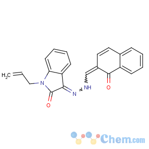 CAS No:5601-29-6;12220-52-9 3-[(1-oxonaphthalen-2-ylidene)methylhydrazinylidene]-1-prop-2-enylindol-<br />2-one