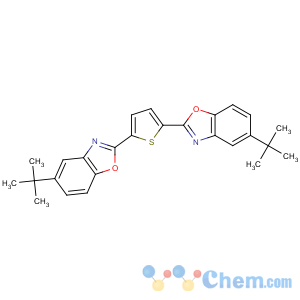 CAS No:7128-64-5;12224-40-7 5-tert-butyl-2-[5-(5-tert-butyl-1,3-benzoxazol-2-yl)thiophen-2-yl]-1,<br />3-benzoxazole