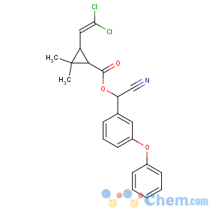 CAS No:52315-07-8;86752-99-0 [cyano-(3-phenoxyphenyl)methyl]<br />3-(2,2-dichloroethenyl)-2,2-dimethylcyclopropane-1-carboxylate