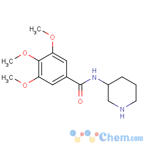 CAS No:30751-05-4;99777-81-8 3,4,5-trimethoxy-N-piperidin-3-ylbenzamide