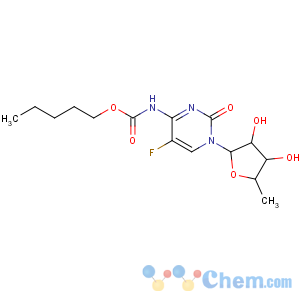 CAS No:154361-50-9;158798-73-3 pentyl<br />N-[1-[(2R,3R,4S,5R)-3,<br />4-dihydroxy-5-methyloxolan-2-yl]-5-fluoro-2-oxopyrimidin-4-yl]carbamate