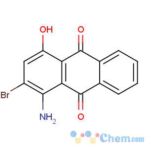 CAS No:116-82-5;12217-92-4 1-amino-2-bromo-4-hydroxyanthracene-9,10-dione