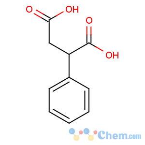 CAS No:635-51-8;10424-29-0 2-phenylbutanedioic acid