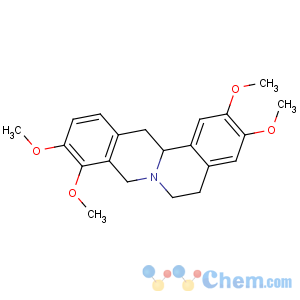 CAS No:10097-84-4;2934-97-6 (13aS)-2,3,9,10-tetramethoxy-6,8,13,13a-tetrahydro-5H-isoquinolino[2,<br />1-b]isoquinoline