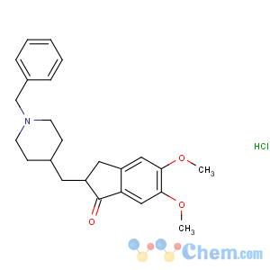 CAS No:120011-70-3;110119-84-1 2-[(1-benzylpiperidin-4-yl)methyl]-5,6-dimethoxy-2,<br />3-dihydroinden-1-one