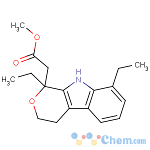 CAS No:122188-02-7;200880-31-5 methyl 2-(1,8-diethyl-4,9-dihydro-3H-pyrano[3,4-b]indol-1-yl)acetate