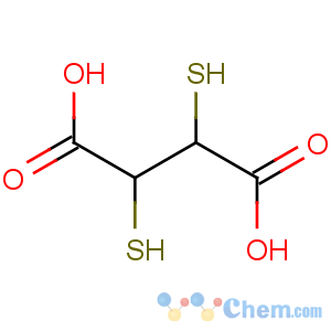 CAS No:304-55-2;2418-14-6 meso-2,3-Dimercaptosuccinic acid