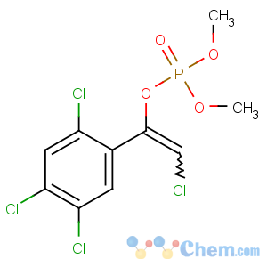 CAS No:961-11-5;22248-79-9;22350-76-1 [(Z)-2-chloro-1-(2,4,5-trichlorophenyl)ethenyl] dimethyl phosphate