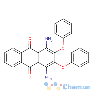 CAS No:6408-72-6;12217-95-7 1,4-diamino-2,3-diphenoxyanthracene-9,10-dione