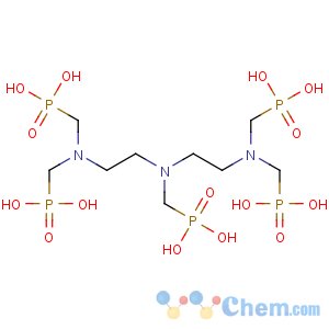 CAS No:15827-60-8;67774-91-8;244775-22-2;291513-72-9 [bis[2-[bis(phosphonomethyl)amino]ethyl]amino]methylphosphonic acid