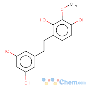 CAS No:10-13-9 4-[(e)-2-(3,5-dihydroxyphenyl)ethenyl]-2-methoxy-benzene-1,3-diol