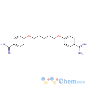 CAS No:100-33-4 4-[5-(4-carbamimidoylphenoxy)pentoxy]benzenecarboximidamide