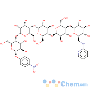 CAS No:100111-14-6 alpha-D-Glucopyranoside, 4-nitrophenyl O-6-deoxy-6-(2-pyridinylamino)-alpha-D-glucopyranosyl-(1-4)-O-alpha-D-glucopyranosyl-(1-4)-O-alpha-D-glucopyranosyl-(1-4)-O-alpha-D-glucopyranosyl-(1-4)-