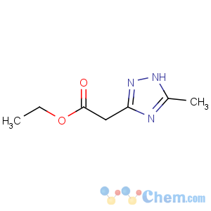 CAS No:100187-10-8 ethyl 2-(5-methyl-1H-1,2,4-triazol-3-yl)acetate