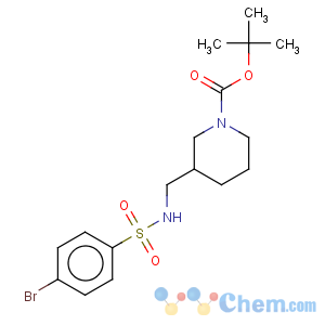CAS No:1002360-24-8 (S)-1-Boc-3-[(4-Bromo-benzenesulfonylamino)-methyl]-piperidine