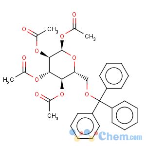 CAS No:10028-44-1 a-D-Glucopyranose,6-O-(triphenylmethyl)-, tetraacetate (9CI)