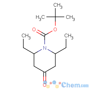 CAS No:1003843-30-8 tert-butyl (2R,6S)-2,6-diethyl-4-oxopiperidine-1-carboxylate