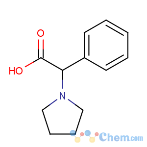 CAS No:100390-48-5 2-phenyl-2-pyrrolidin-1-ylacetic acid