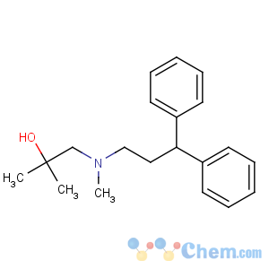 CAS No:100442-33-9 1-[3,3-diphenylpropyl(methyl)amino]-2-methylpropan-2-ol