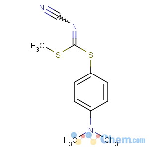 CAS No:100477-75-6 [[4-(dimethylamino)phenyl]sulfanyl-methylsulfanylmethylidene]cyanamide