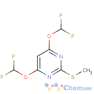 CAS No:100478-25-9 4,6-bis(difluoromethoxy)-2-methylsulfanylpyrimidine