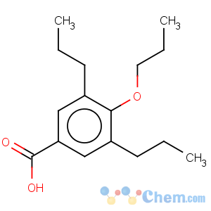 CAS No:100482-30-2 Benzoic acid,4-propoxy-3,5-dipropyl-