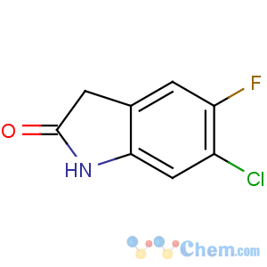 CAS No:100487-74-9 6-chloro-5-fluoro-1,3-dihydroindol-2-one