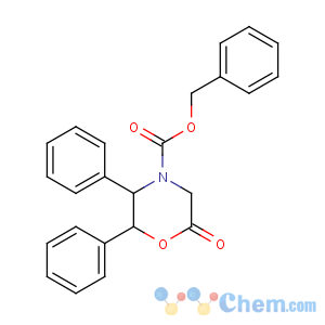 CAS No:100516-54-9 benzyl (2R,3S)-6-oxo-2,3-diphenylmorpholine-4-carboxylate