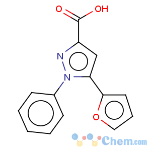 CAS No:100537-55-1 1H-Pyrazole-3-carboxylicacid, 5-(2-furanyl)-1-phenyl-