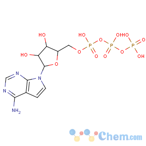 CAS No:10058-66-9 7H-Pyrrolo[2,3-d]pyrimidin-4-amine,7-[5-O-[hydroxy[[hydroxy(phosphonooxy)phosphinyl]oxy]phosphinyl]-b-D-ribofuranosyl]-