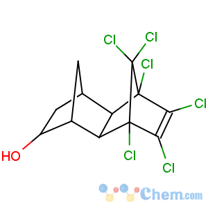 CAS No:10059-66-2 1,4:5,8-Dimethanonaphthalen-2-ol,5,6,7,8,9,9-hexachloro-1,2,3,4,4a,5,8,8a-octahydro-,(1R,2S,4R,4aR,5R,8S,8aS)-rel- (9CI)