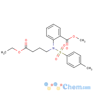 CAS No:100627-39-2 methyl 2-[(4-ethoxy-4-oxobutyl)-(4-methylphenyl)sulfonylamino]benzoate