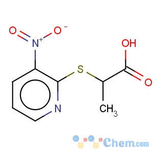 CAS No:100638-02-6 2-[(3-nitro-2-pyridyl)thio]propanoic acid