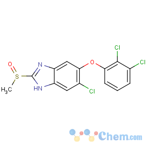 CAS No:100648-13-3 6-chloro-5-(2,3-dichlorophenoxy)-2-methylsulfinyl-1H-benzimidazole