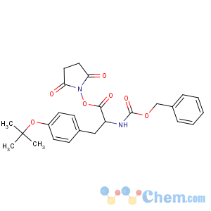 CAS No:10068-67-4 (2,5-dioxopyrrolidin-1-yl)<br />(2S)-3-[4-[(2-methylpropan-2-yl)oxy]phenyl]-2-<br />(phenylmethoxycarbonylamino)propanoate