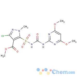 CAS No:100784-20-1 methyl<br />3-chloro-5-[(4,<br />6-dimethoxypyrimidin-2-yl)carbamoylsulfamoyl]-1-methylpyrazole-4-<br />carboxylate