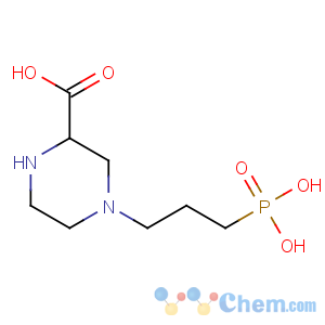 CAS No:100828-16-8 2-Piperazinecarboxylicacid, 4-(3-phosphonopropyl)-