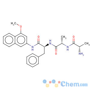 CAS No:100900-09-2 L-Phenylalaninamide,L-alanyl-L-alanyl-N-(4-methoxy-2-naphthalenyl)- (9CI)