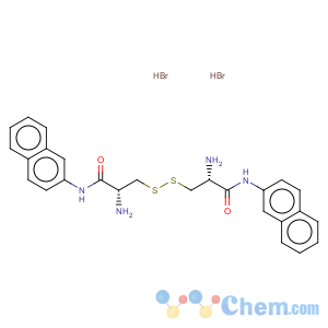 CAS No:100900-20-7 Propanamide,3,3'-dithiobis[2-amino-N-2-naphthalenyl-, dihydrobromide (9CI)